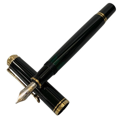 ペリカン 万年筆 スーベレーン ペン先14C-585 ブラック×ゴールド Pelikan Souveran【AFI18-2】