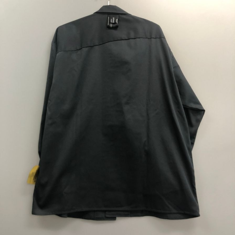 極美品◆アンダーカバー×ディッキーズ UC1F4402 ワークシャツ TCツイル チャコールグレー サイズ4 Dickies UNDERCOVER 【AFB4】