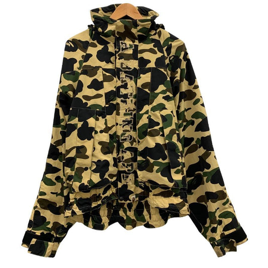 美品◆ア ベイシング エイプ ジャケット スノーボード型 迷彩柄 サイズL メンズ A BATHING APE 【AFB16】