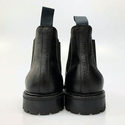 クロケット&ジョーンズ サイドゴアブーツ チェルシー グレインレザー ブラック メンズ サイズUK8 Crockett＆Jones CHELSEA11 約26.5cm【AFC40】