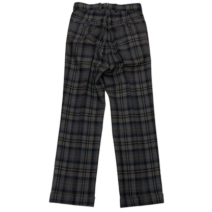 ブルックスブラザーズ スラックス ウール チェック メンズ サイズW30 グレー Brooks Brothers 【AFB41】