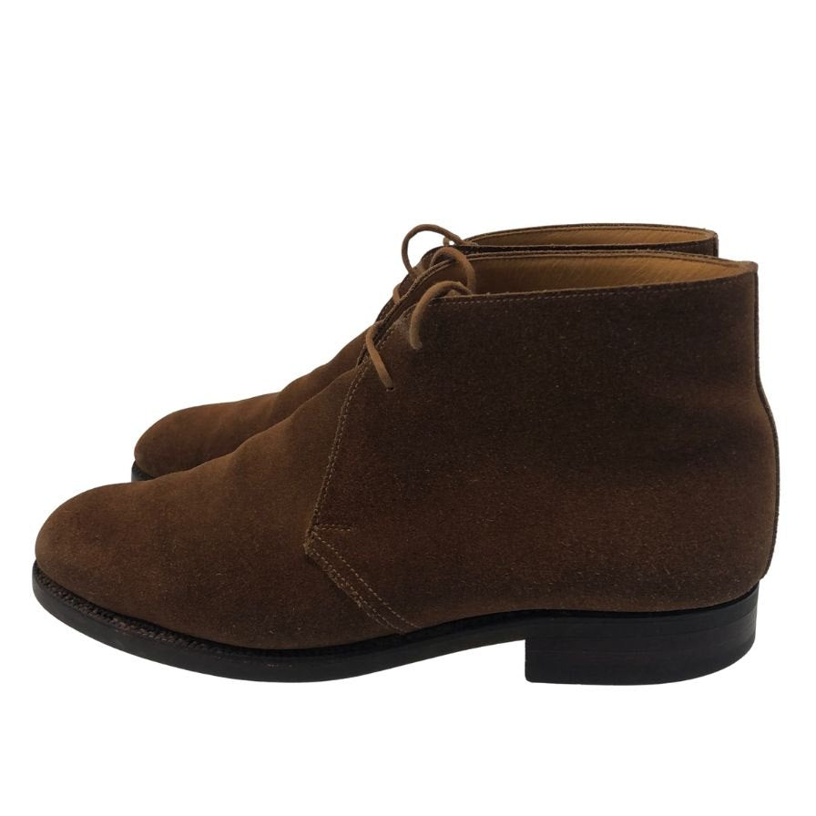 クロケット&ジョーンズ チャッカブーツ チャートシー スエード ライトブラウン サイズ7E CROCKETT&JONES CHERTSEY 約26.0cm【LA】