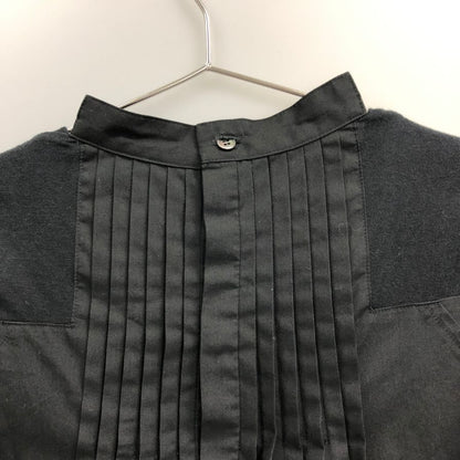美品◆サカイ 半袖Tシャツ プリーツドッキングカットソー ネイビー レディース サイズ1 SCW-022 sacai 【AFB40】