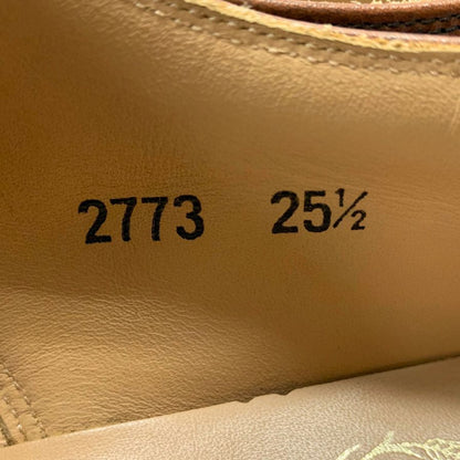 スコッチグレイン レザーシューズ ストレートチップ 2773 サイズ25.5 ブラウン SCOTCH GRAIN 約25.5cm【AFC31】