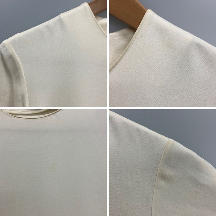 美品◆セリーヌ バイカラーワンピースドレス  国内正規品 MODELE DEPOSE 6Q33 4632 レディース サイズ34 ブラック×ホワイト CELINE 【AFB5】
