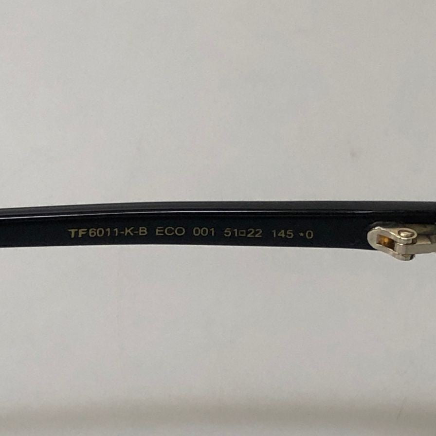 トムフォード  メガネ サングラス   TF6011-K-B ECO 001 51□22 ブラック  TOM FORD【AFI11】