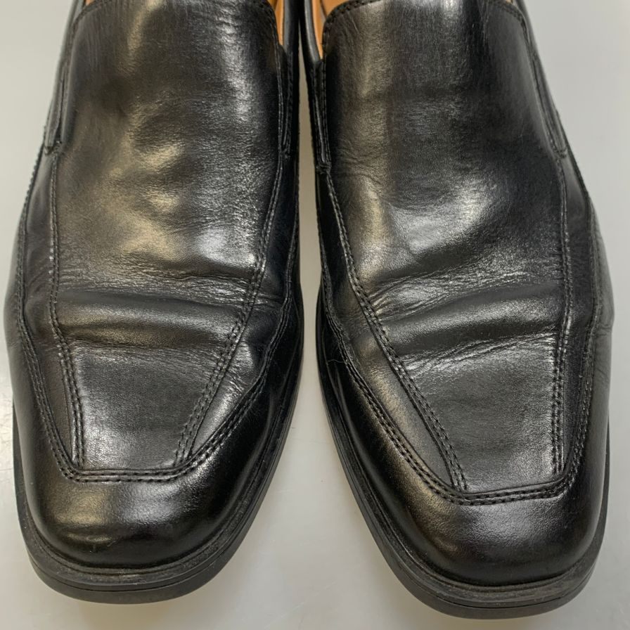 クラークス Uチップ スリッポン メンズ サイズ 28.5cm ブラック Clarks 約28.5cm【AFC1】