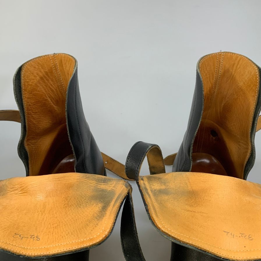 シュニーダーライディング ジョッパーブーツ  メンズ サイズ 8 ハーフ ブラック SCHNIEDER RIDING BOOTS 約26.5cm【AFF13】