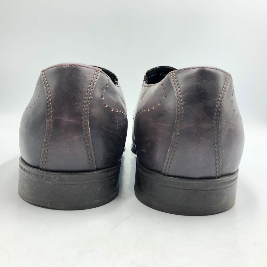 ステファノロッシ レザーシューズ SR01447 ブラウン サイズ42 メンズ 革靴 STEFANOROSSI 約27.0cm【AFC3】