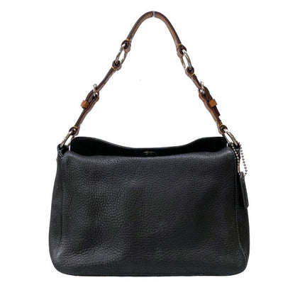 コーチ レザー ショルダーバッグ E05S 8A38 レディース ブラック COACH【AFE1】