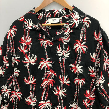 美品◆セリーヌ 23SS 開襟シャツ 半袖 総柄 メンズ サイズ41 2C946727T CELINE 【AFB27】