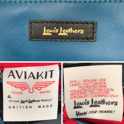 ルイス レザー ミニポーチ ブルー系 LEWIS LEATHERS【AFE9】