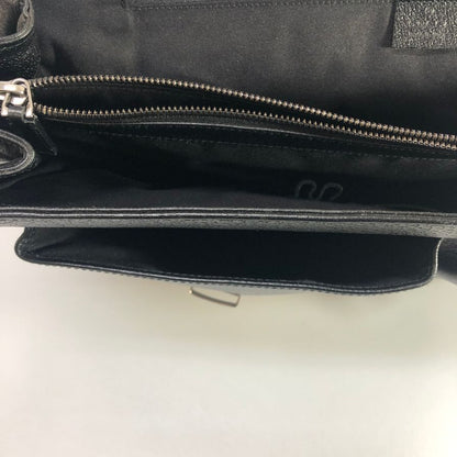 オールドグッチ ブリーフケース  ブラック  Old Gucci【AFE9】
