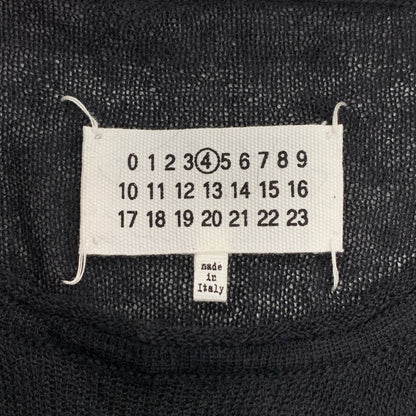 極美品◆メゾンマルジェラ モヘア セーター 2018 レディース サイズL ブラック  Maison Margiela 【AFB19】