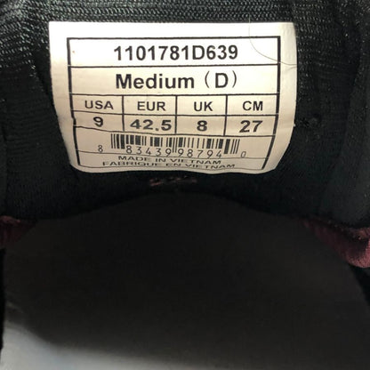 ブルックス ローカットスニーカー スウェード メッシュ 切替 ローテク ランニング ボルドー メンズ サイズ27cm BROOKS RUNNING 約27.0cm【AFC34】