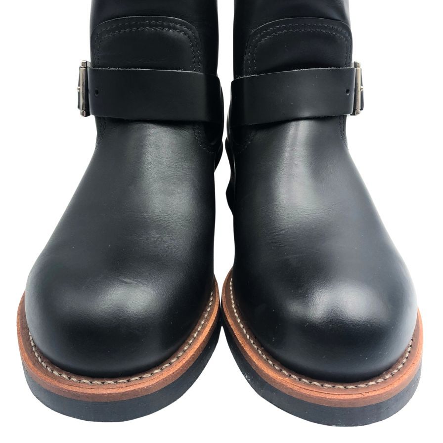 レッドウイング エンジニアブーツ レザー ハイカット  2976 メンズ サイズ9D ブラック RED WING 約27.5cm【AFC33】
