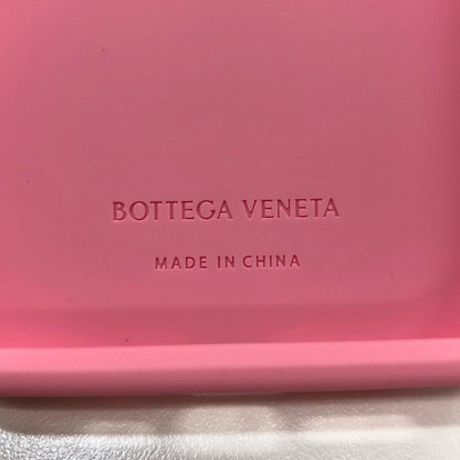 ボッテガヴェネタ iPhoneケース iPhone15ProMAX ラバー イントレチャート ピンク系 BOTTEGA VENETA【AFI18-3】【中古】