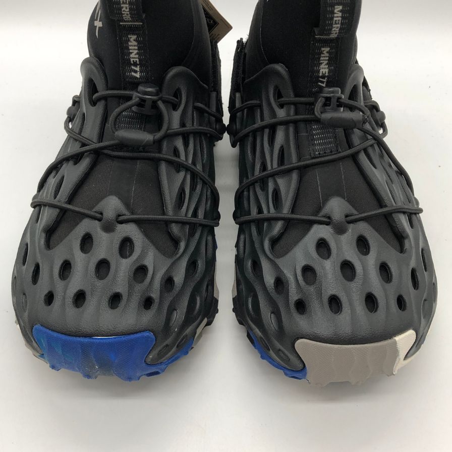 メレル スニーカー ハイドロモック ゴアテックス hydro moc at neo gtx 1trl ブラック系 ブルーカモフラ メンズ サイズ7 merrell 約24.0cm【AFD9】