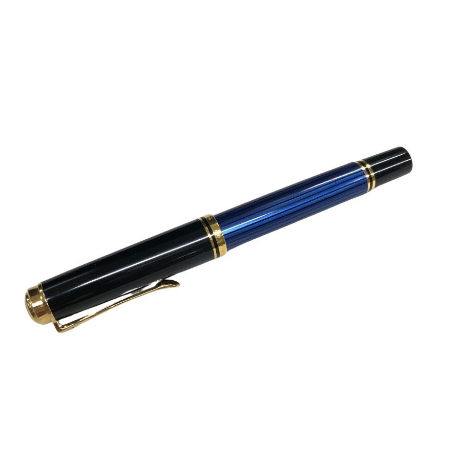 ペリカン 万年筆 スーベレーン 青縞 ブルーストライプ ペン先14C-585 PELIKAN Souveran【AFI9】