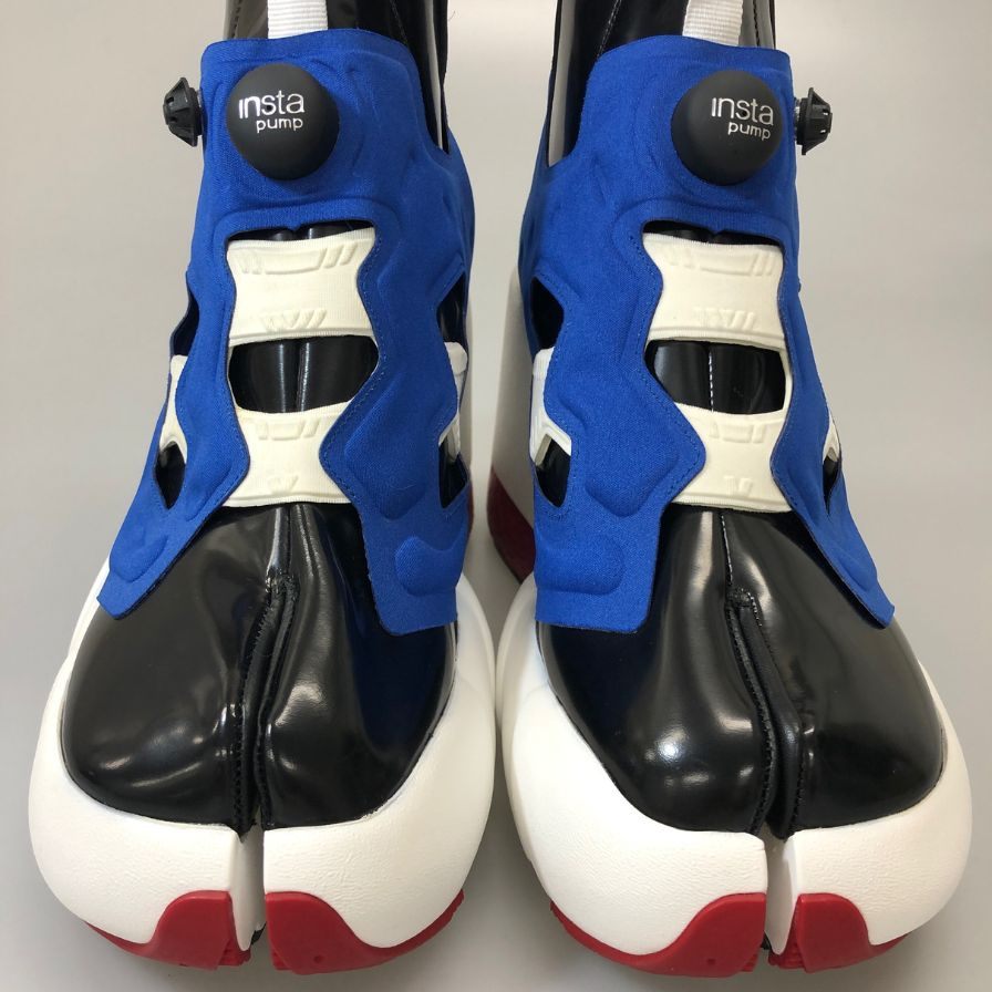 メゾンマルジェラ リーボック スニーカー Tabi Instapump Fury Hi S34WU0023 ブルー系 レディース サイズ39 Maison Margiela Reebok 約25.5cm【AFD7】