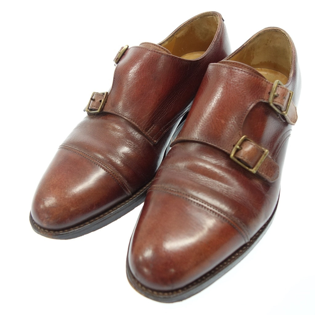 Used ◆John Lobb Leather Shoes Double Monk Strap William Men's Brown Size UK6E JOHN LOBB [AFC41] 