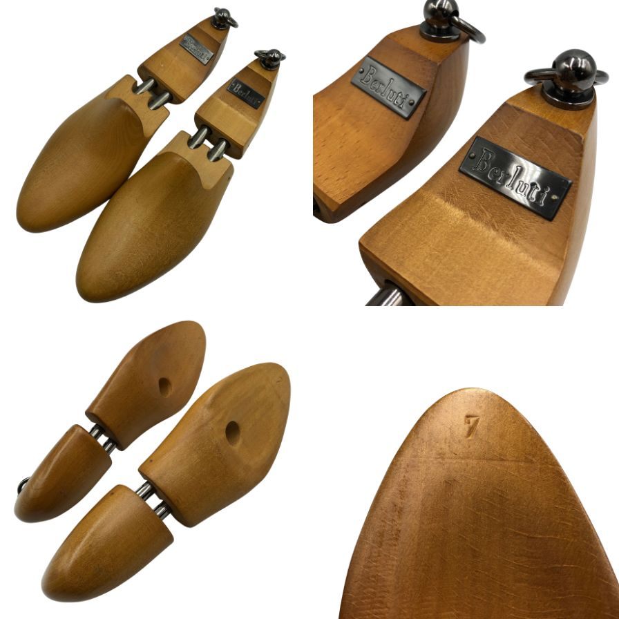 ベルルッティ スリッパ 1095 カリグラフィ スエード パープル サイズ7 Berluti 約25.5cm【AFC7】