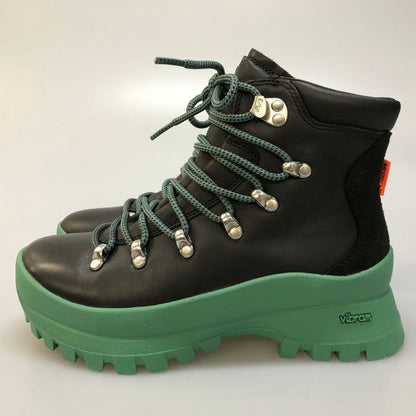 メレル ブーツ トレッキングブーツ Bristol MID レディース サイズ23.5 ブラック グリーン系 MERRELL 約23.5cm【AFD5】