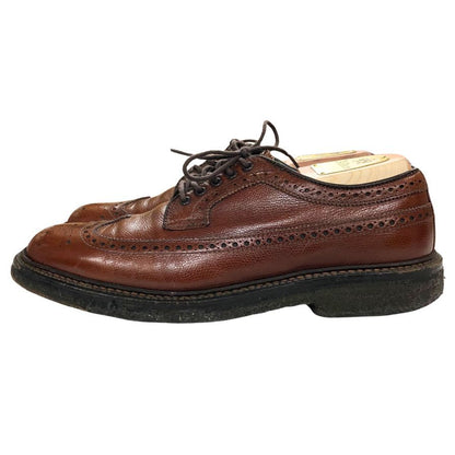 オールデン ウィングチップ 9792 アルパインカーフ ブラウン ユナイテッドアローズ別注 7.5サイズ ALDEN ビジネスシューズ 約25.5cm【LA】【中古】