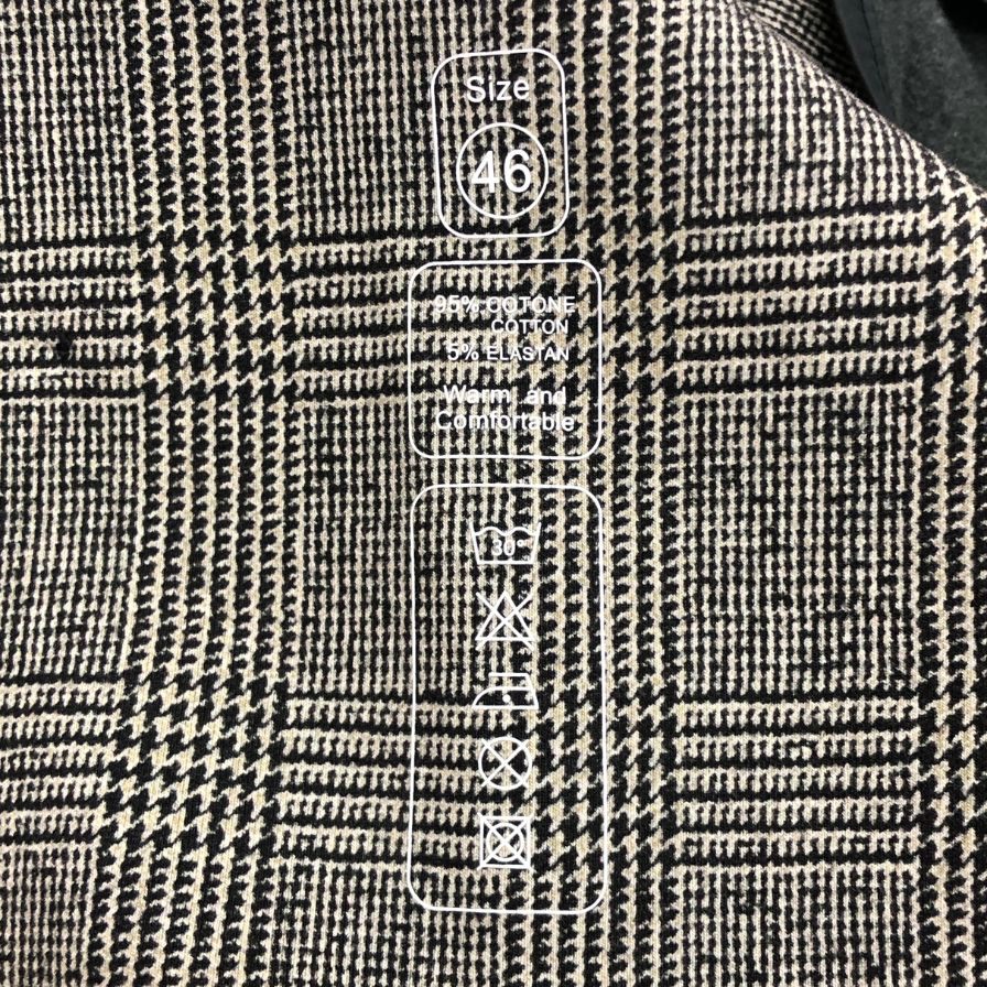 美品◆チルコロ テーラードジャケット 1901 ダブル グレンチェック グレー系 メンズ サイズ 46 CIRCOLO 1901 【AFB30】