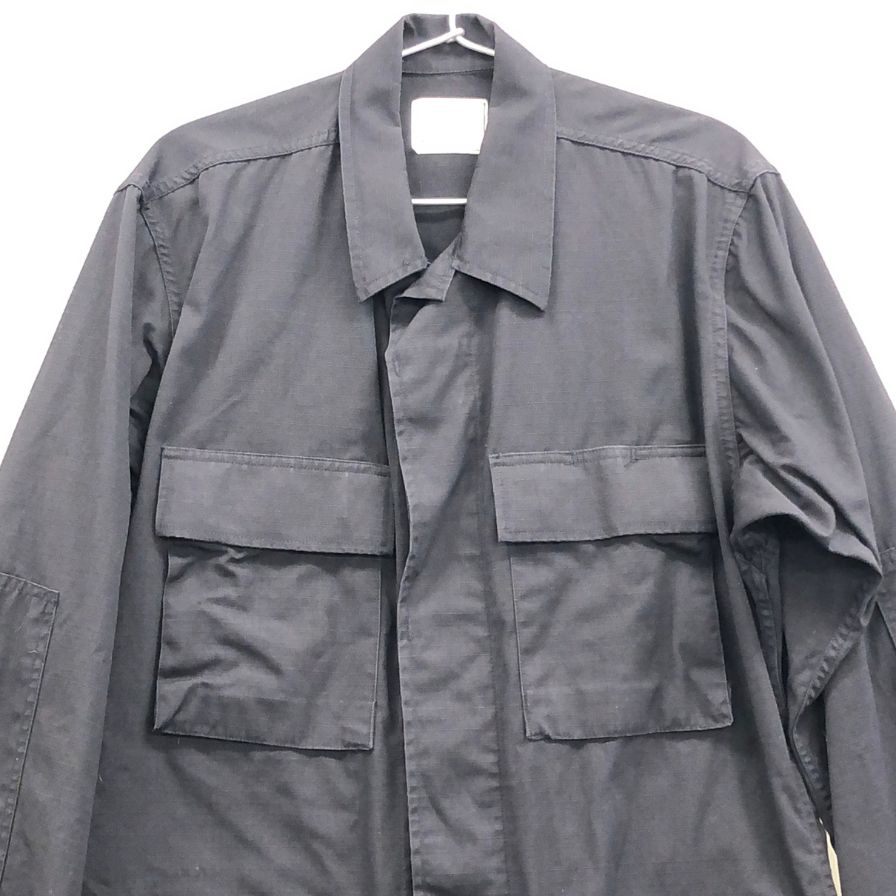 美品◆アメリカ軍 バトル デザイン ユニフォーム BDU コンバット ジャケット 357 97年製 メンズ サイズ SMALL ブラック US Army 【AFA13】