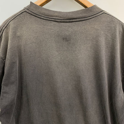 極美品◆セントマイケル 26SS 半袖Tシャツ ダメージ加工 グレー メンズ サイズS SM-MK8-0000-004 SAINT MICHAEL 【AFB35】
