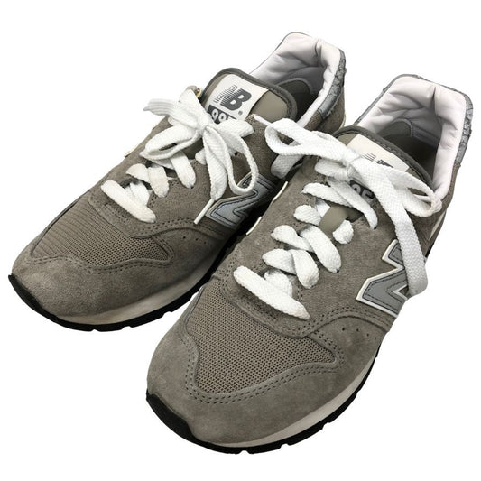 ニューバランス スニーカー M995GR USA製 スウェード メッシュ メンズ サイズ25.5cm グレー  new balance 約25.5cm【AFD15】