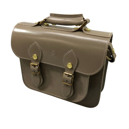 グレンロイヤル ショルダーバッグ サッチェル 9インチ ブライドルレザー トープ GLENROYAL SATCHEL BAG 9INCH【AFE8】