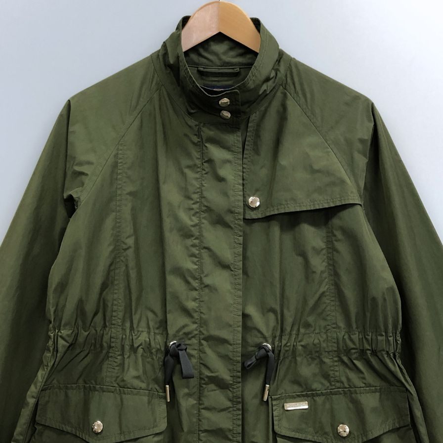 極美品◆ウールリッチ ウーレンミルズ ナイロンコート カーキ レディース サイズS WOOLRICH WOOLEN MILLS 【AFB5】