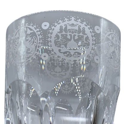 バカラ タンブラー 龍村コレクション 円紋白虎錦 アルクール 2客セット Baccarat【AFI28】【中古】