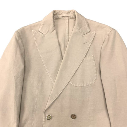 ラルディーニ セットアップ ダブルブレスト ベージュ メンズ サイズ46 LARDINI【AFB34】