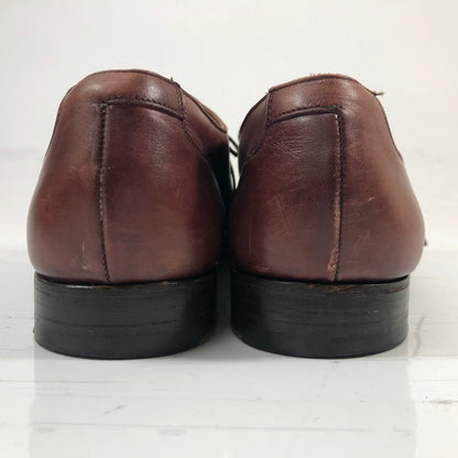 クロケット&ジョーンズ レザーシューズ TRESHAM ブラインドブローグ カーフ バーガンディ メンズ サイズUK9D CROCKETT&JONES 約27.5cm【AFC44】