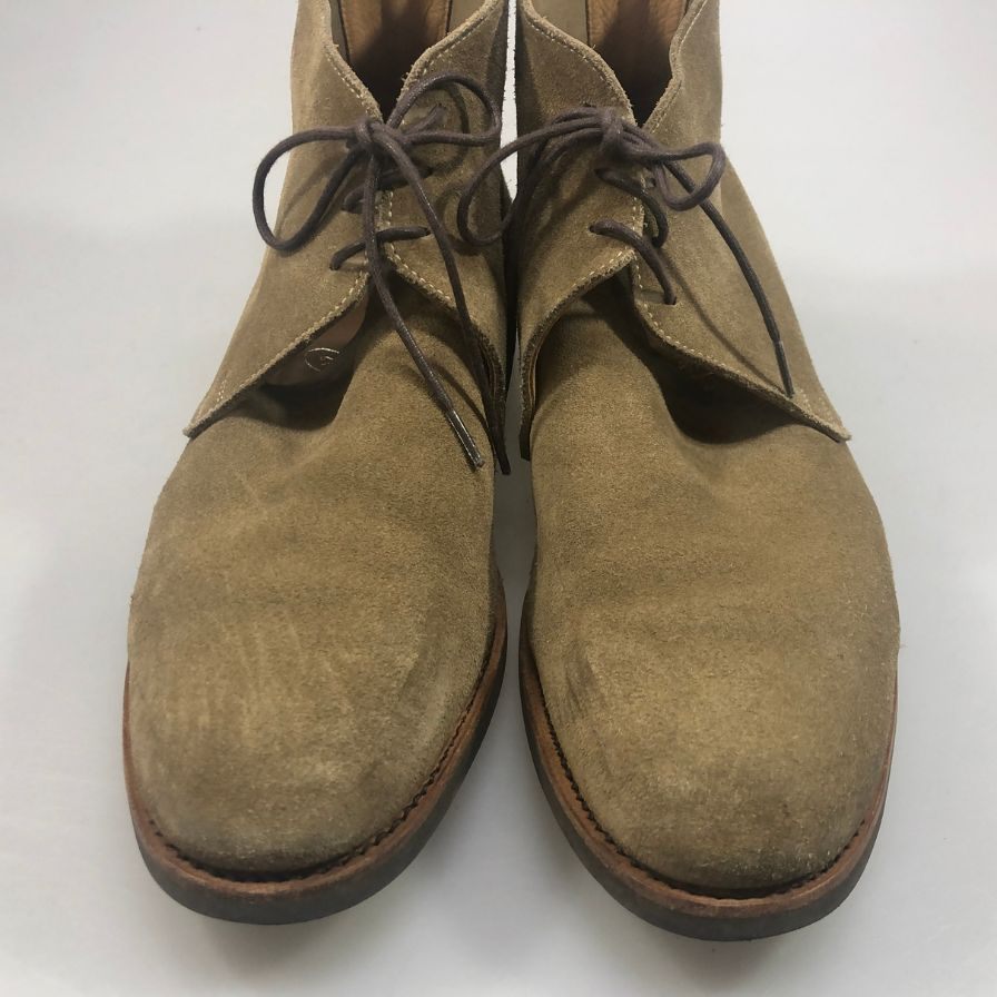 クロケット＆ジョーンズ チャッカ ブーツ スウェード メンズ ブラウン サイズ6ハーフ Crockett & Jones 約24.5cm【AFC47】