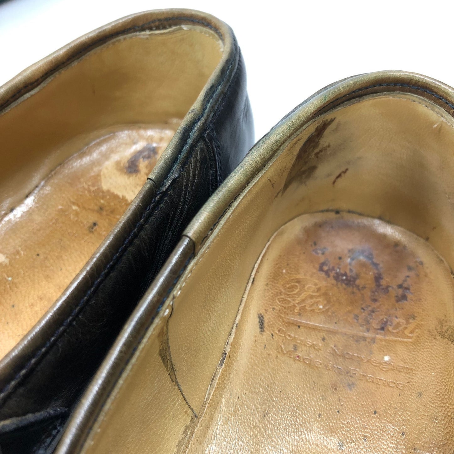 パラブーツ レザージューズ  ローファー ランス メンズ ダークブラウン系 サイズ不明 PARABOOT REIMS ローファー 約cm【LA】【中古】