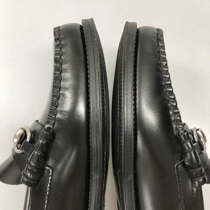 ジーエイチバス リンカーンモックビットローファー サイズ7 メンズ ブラック G.H.Bass&Co. WEEJUNS LINCOLN MOC BIT LOAFER ローファー 約25.5cm【LA】【中古】