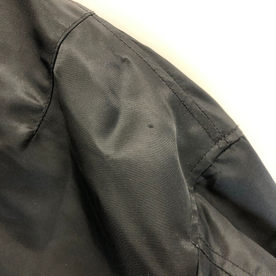 極美品◆ユニクロ +J ハイブリッドダウンオーバーサイズ MA-1 サイズM ブラック uniqlo +J 【AFA10】