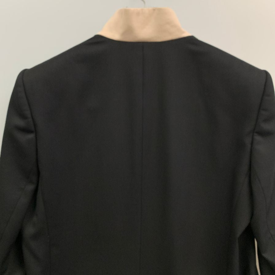 美品◆ステラマッカートニー 1Bジャケット ブラック×ピンク レディース サイズ42 STELLA McCARTNEY 【AFB5】