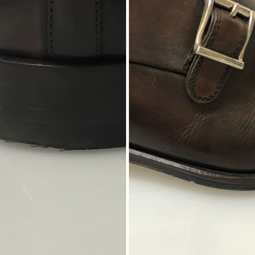 マグナーニ ダブルモンク ストラップ ブラウン メンズ サイズ43 MAGNANNI 約27.0cm【AFC32】