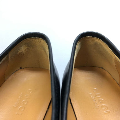 グッチ ローファー ヨルダーン ホースビット ブラック サイズ37 GUCCI 約24.0cm【AFC30】
