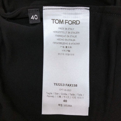 極美品◆トムフォード トップス タンクトップ レーヨン イタリア製 レディース サイズ40 ブラック TOMFORD 【AFB46】