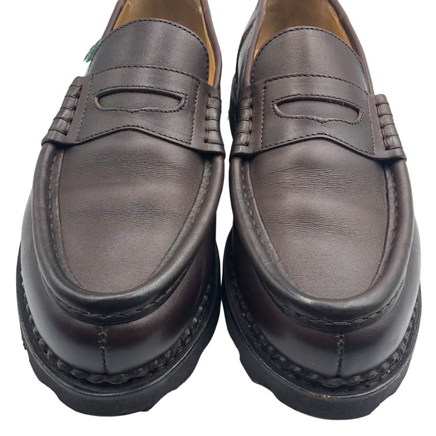 サイズ7.5 paraboot reims パラブーツ コインローファー ランス メンズ サイズ7.5 ブラウン