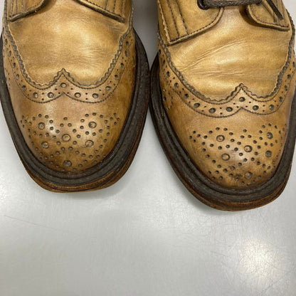 トリッカーズ ウイングチップレザーシューズ M6178 メンズ ブラウン系 サイズ8.5 Tricker's 約27.5cm【AFC41-2】