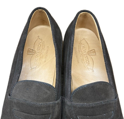 跟新品一样◆JMWESTON 皮鞋 Signature Loafers 180 麂皮棕色 5.5B JMWESTON [LA] 