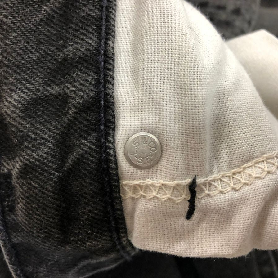 リーバイス デニム 506 STUDENT 90S ボタン裏554 USA製 ブラック レディース W27 L30 LEVI’S 【AFB20】