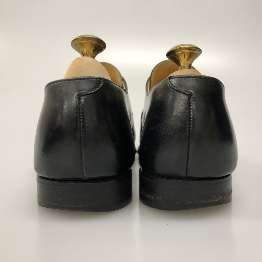 クロケット&ジョーンズ レザーシューズ シングルモンク モンクトン ブラック メンズ サイズ6.5 CROCKETT&JONES MONKTON ビジネスシューズ 約25.0cm【LA】【中古】